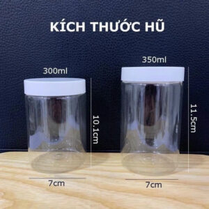 Hủ Nhựa Pet Cao Cấp Nắp Nhôm Bạc Có Nắp Lót Chiết Bột, Chiết Mỹ Phẩm 5 hu nhua pet cao cap nap nhom bac co nap 6